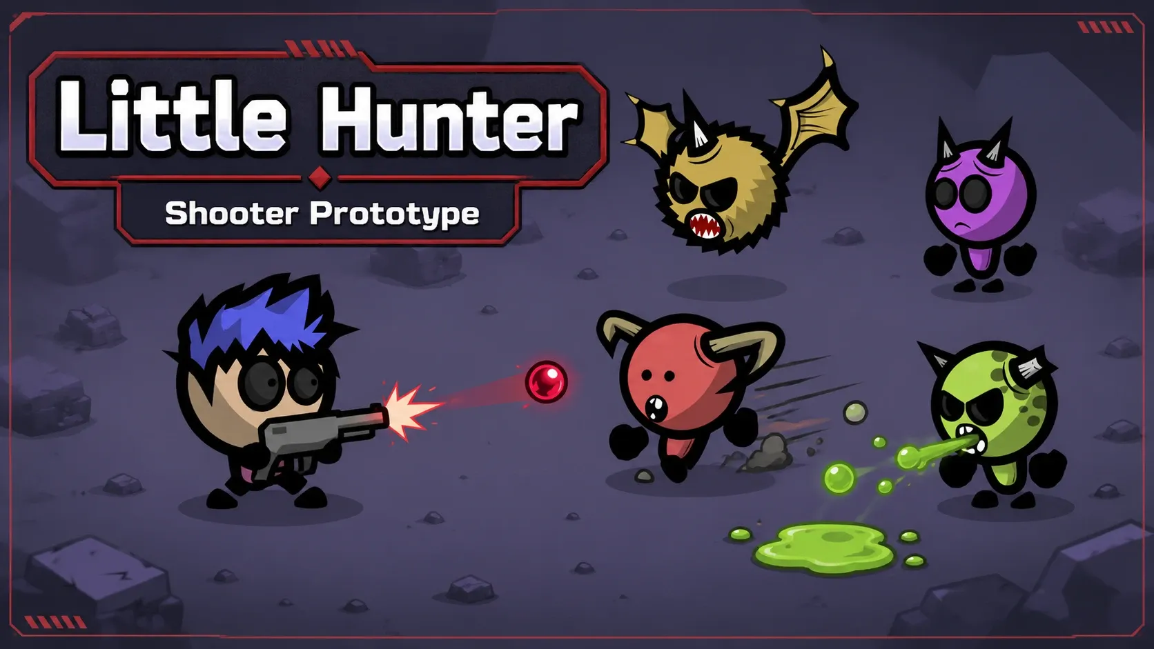 Little Hunter : 2D-шутер